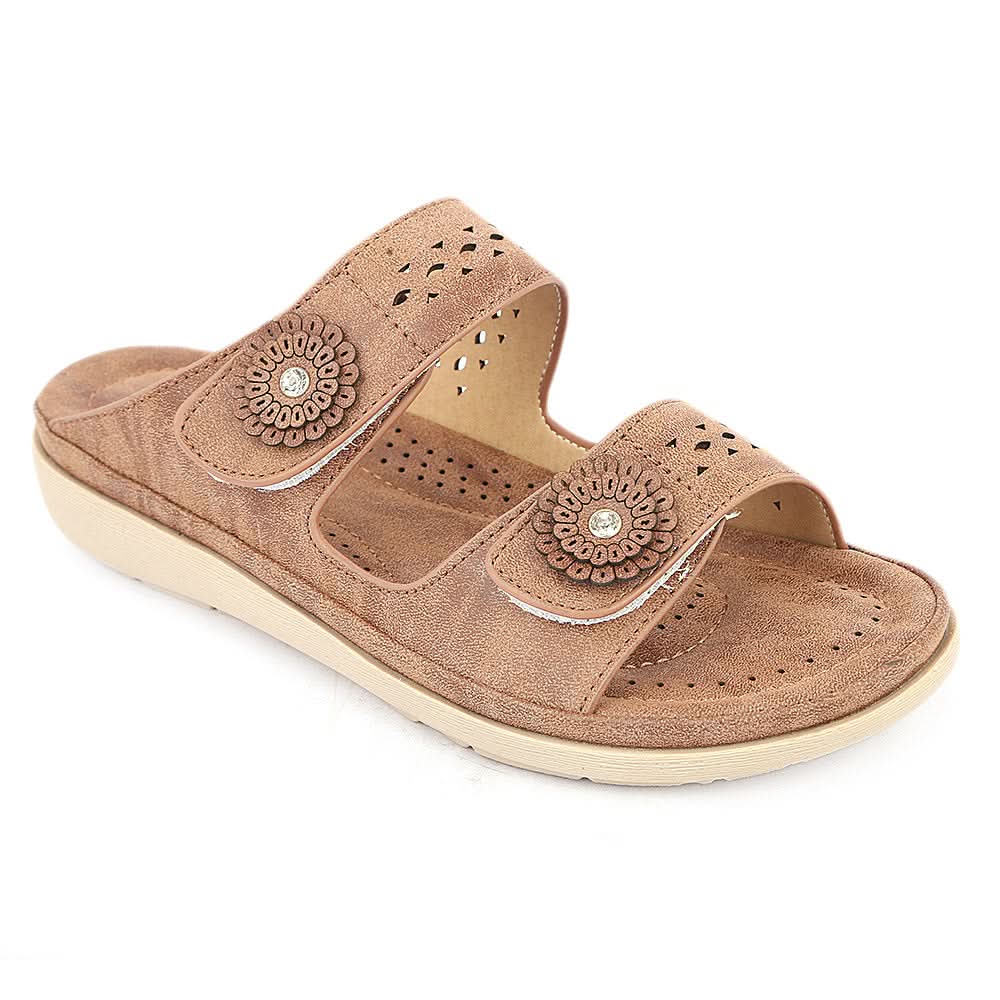 Women's Slipper (2019-18) - Brown, Women, Slippers, Chase Value, Chase Value
