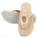 Women's Slipper (2019-3) - Beige, Women, Slippers, Chase Value, Chase Value
