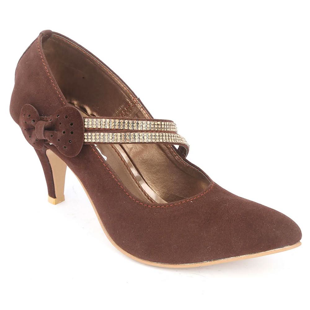 Women's Fancy Heel (201) - Brown, Women, Heels, Chase Value, Chase Value