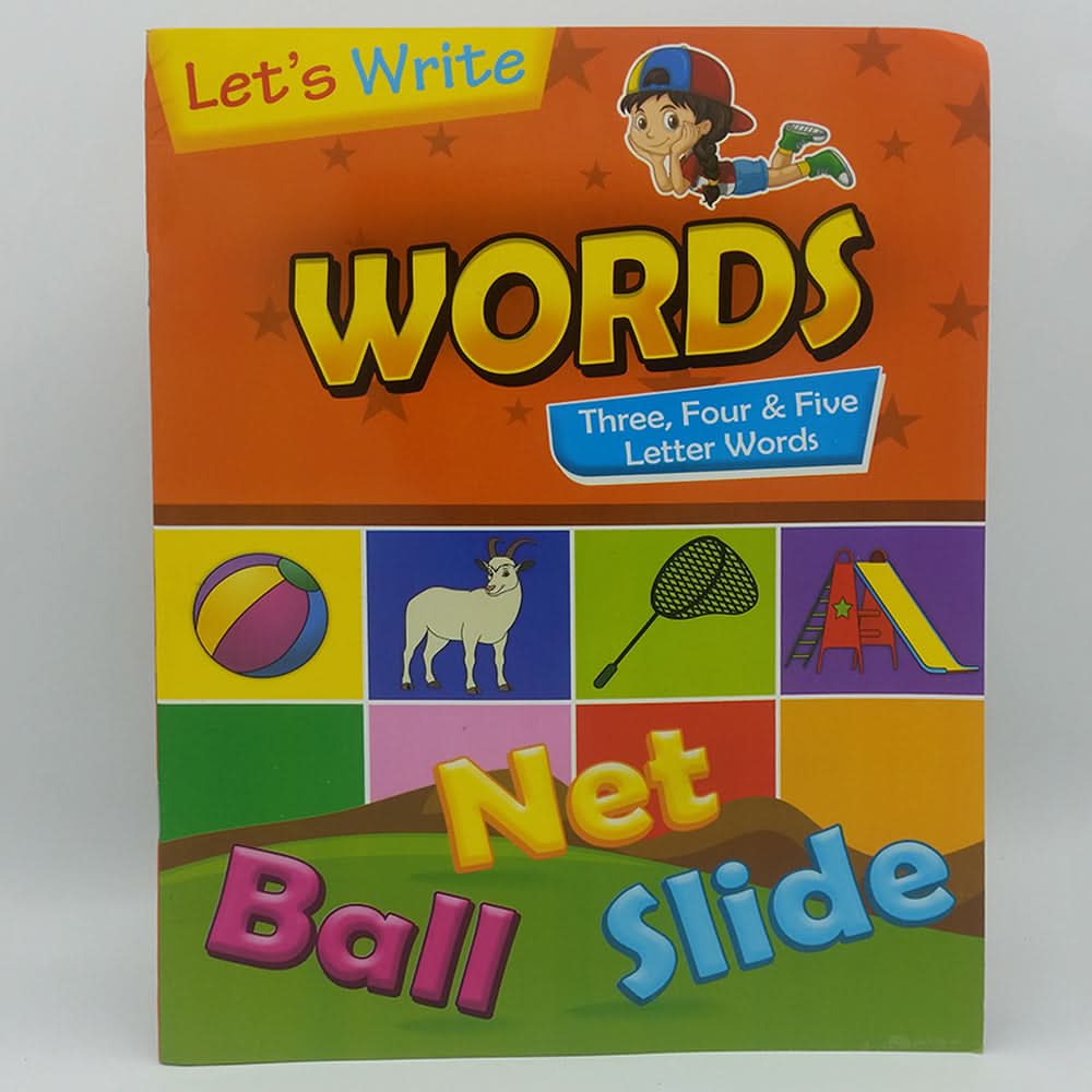 Kids Writing & Colouring Book - Orange, Kids, Kids Colouring Books, Chase Value, Chase Value