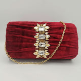 Women's Clutch 6790 - Maroon, Women, Clutches, Chase Value, Chase Value