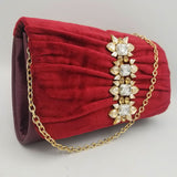 Women's Clutch 6790 - Maroon, Women, Clutches, Chase Value, Chase Value