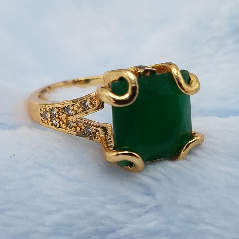 Women's Fancy Ring - Green, Women, Finger Rings, Chase Value, Chase Value