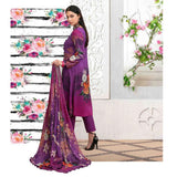 ZAAFIRA Viscose Digital Printed Embroidered 3 Pcs Un-Stitched Suit - 2024, Women, 3Pcs Shalwar Suit, Tawakkal Fabrics, Chase Value