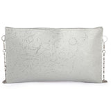 Women's Clutch (Kam-2054) - Silver, Women, Clutches, Chase Value, Chase Value