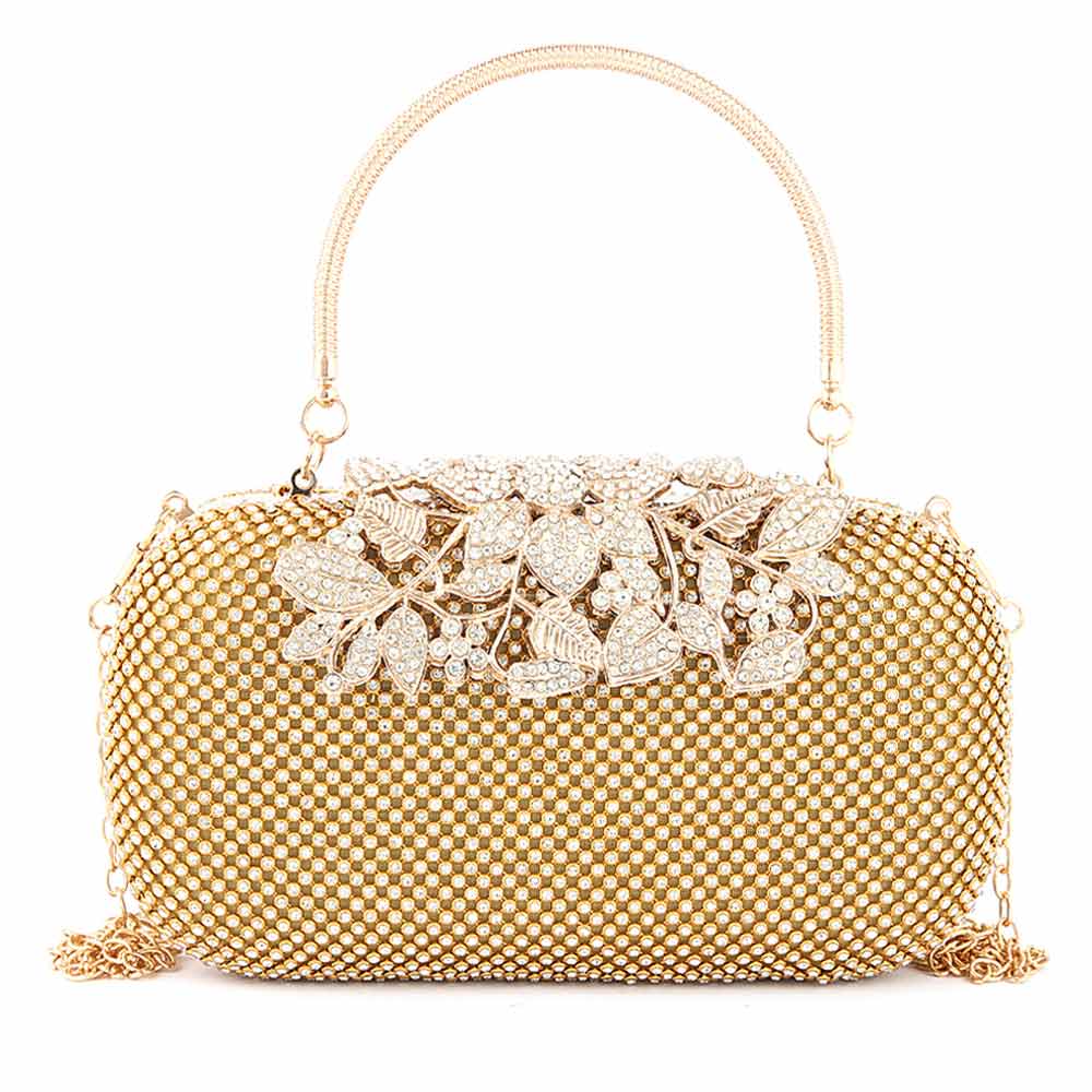 Women's Bridal Clutch (20620) - Gold, Women, Clutches, Chase Value, Chase Value