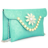 Women's Fancy Clutch (K-2082) - Sea Green, Women, Clutches, Chase Value, Chase Value