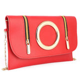 Women's Clutch (K-2083) - Red, Women, Clutches, Chase Value, Chase Value