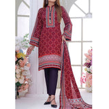 VS Daman Cambric Printed 3 Pcs Un-Stitched Suit Vol 1 - B-2102, Women, 3Pcs Shalwar Suit, VS Textiles, Chase Value