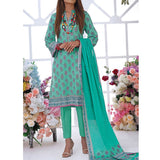 VS Daman Cambric Printed 3 Pcs Un-Stitched Suit Vol 1 - B-2107, Women, 3Pcs Shalwar Suit, VS Textiles, Chase Value