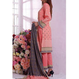 VS Daman Cambric Printed 3 Pcs Un-Stitched Suit Vol 1 - A-2110, Women, 3Pcs Shalwar Suit, VS Textiles, Chase Value