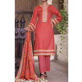 VS Daman Printed Cambric unstitched 3pc Suit V-2, Women, 3Pcs Shalwar Suit, VS Textiles, Chase Value