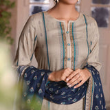 VS Daman Printed Cambric unstitched 3pc Suit V-2, Women, 3Pcs Shalwar Suit, VS Textiles, Chase Value