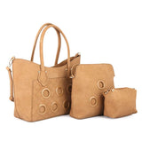 Women's Handbag 3 Pcs (2219) - Apricot, Women, Bags, Chase Value, Chase Value