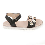 Girls Fancy Sandals (233-5) - Black, Kids, Girls Sandals, Chase Value, Chase Value