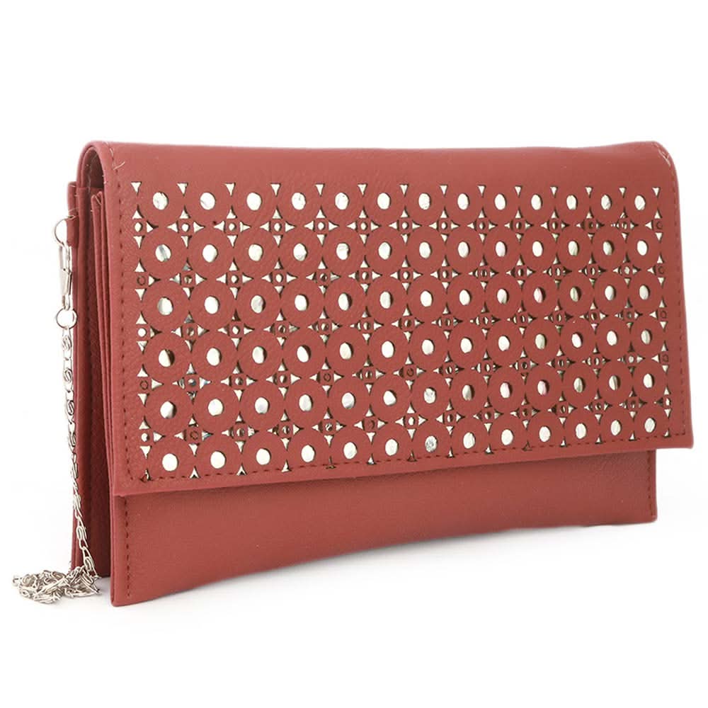 Women's Clutch (Kam-245) - Maroon, Women, Clutches, Chase Value, Chase Value