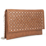 Women's Clutch (Kam-245) - Brown, Women, Clutches, Chase Value, Chase Value
