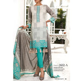 VS Signature Series Printed Lawn 3 Pcs Un-Stitched Suit Vol 1 - 2602-A, Women, 3Pcs Shalwar Suit, VS Textiles, Chase Value