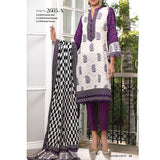 VS Signature Series Printed Lawn 3 Pcs Un-Stitched Suit Vol 1 - 2603-A, Women, 3Pcs Shalwar Suit, VS Textiles, Chase Value