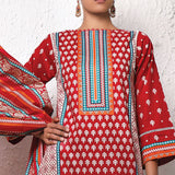 VS Signature Series Printed Lawn 3 Pcs Un-Stitched Suit Vol 1 - 2604-A, Women, 3Pcs Shalwar Suit, VS Textiles, Chase Value