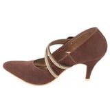 Women's Fancy Heel (201) - Brown, Women, Heels, Chase Value, Chase Value