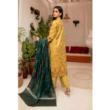AL Zohaib Monsoon Cotton Gold Print unstitched 3pc Suit, Women, 3Pcs Shalwar Suit, Al-Zohaib Textiles, Chase Value