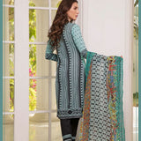 Zobia Noor Embroidered Lawn 3 Piece Un-Stitched Suit - A3, Women, 3Pcs Shalwar Suit, Salam's Textiles, Chase Value