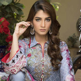 Zmaria Embroidered Lawn Un-Stitched Suit - 2A, Women, 3Pcs Shalwar Suit, ZS Textiles, Chase Value