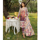 Anum Classic Printed Lawn 3 Pcs Un-Stitched Suit Vol 3 - 2-B, Women, 3Pcs Shalwar Suit, Al-Zohaib Textiles, Chase Value