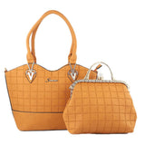 Women's Handbag 2 Pcs (303) - Camel, Women, Bags, Chase Value, Chase Value
