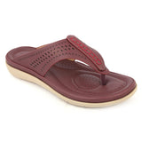 Women's Slipper (3319-155) - Maroon, Women, Slippers, Chase Value, Chase Value