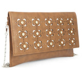 Women's Clutch (Kam-335) - Brown, Women, Clutches, Chase Value, Chase Value