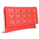 Women's Clutch (Kam-335) - Red, Women, Clutches, Chase Value, Chase Value