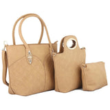 Women's Handbag 3 Pcs (374) - Apricot, Women, Bags, Chase Value, Chase Value