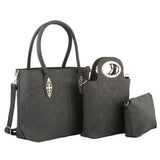Women's Handbag 3 Pcs (374) - Black, Women, Bags, Chase Value, Chase Value