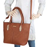 Women's Handbag 3 Pcs (374) - Brown, Women, Bags, Chase Value, Chase Value