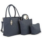 Women's Handbag 3 Pcs (374) - Blue, Women, Bags, Chase Value, Chase Value