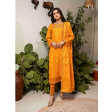 AL Zohaib Monsoon Cotton Gold Print unstitched 3pc Suit, Women, 3Pcs Shalwar Suit, Al-Zohaib Textiles, Chase Value