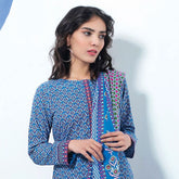 Lakhany Safina Febron Printed Lawn 3 Pcs Un-Stitched Suit - 3B, Women, 3Pcs Shalwar Suit, LSM Textiles, Chase Value
