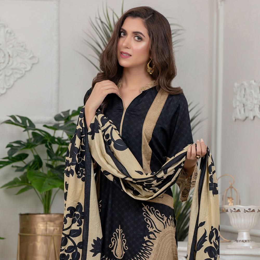 Sahil Printed Lawn V 2 3 Pcs Un-Stitched Suit - 3-A, Women, 3Pcs Shalwar Suit, ZS Textiles, Chase Value