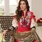 Zobia Noor Embroidered Lawn 3 Piece Un-Stitched Suit - B4, Women, 3Pcs Shalwar Suit, Salam's Textiles, Chase Value
