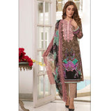 Zobia Noor Embroidered Lawn 3 Piece Un-Stitched Suit - B1, Women, 3Pcs Shalwar Suit, Salam's Textiles, Chase Value