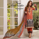 Zobia Noor Embroidered Lawn 3 Piece Un-Stitched Suit - B5, Women, 3Pcs Shalwar Suit, Salam's Textiles, Chase Value