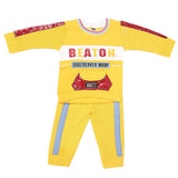 Boys Full Sleeves Fleece Suit 42718 - Yellow, Kids, Boys Sets And Suits, Chase Value, Chase Value