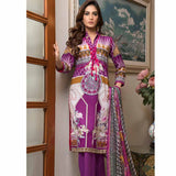 Zmaria Embroidered Lawn Un-Stitched Suit - 3A, Women, 3Pcs Shalwar Suit, ZS Textiles, Chase Value