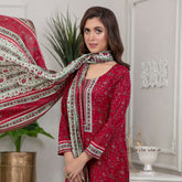 Sahil Printed Lawn 3 Pcs Un-Stitched Suit Vol 4 - 5, Women, 3Pcs Shalwar Suit, ZS Textiles, Chase Value