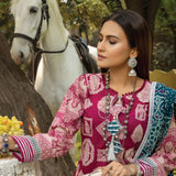 Anum Classic Printed Lawn 3 Pcs Un-Stitched Suit Vol 3 - 3-C, Women, 3Pcs Shalwar Suit, Al-Zohaib Textiles, Chase Value
