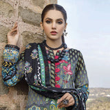 Monsoon Printed Lawn 3 Pcs Un-Stitched Suit Vol 2 - 4-C, Women, 3Pcs Shalwar Suit, Al-Zohaib Textiles, Chase Value