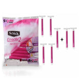 Schick Exacta 2 Sensitive 5+2 Free Razors 2 Thin Blades, Beauty & Personal Care, Razor and Cartridges, Chase Value, Chase Value