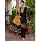 Anum Printed Lawn Unstitiched 3Pcs Suit V1 - B-4, Women, 3Pcs Shalwar Suit, Al-Zohaib Textiles, Chase Value
